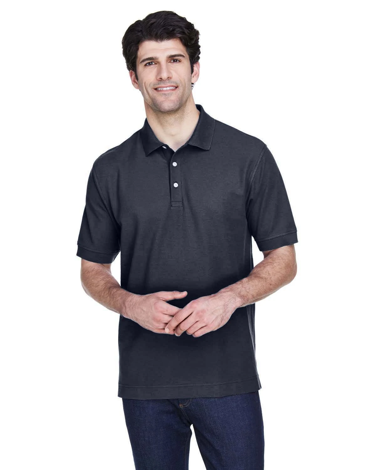 OUTLET-Devon & Jones Pima Pique Short-Sleeve Polo 11 OUTLET-Devon & Jones Pima Pique Short-Sleeve Polo - Image 11