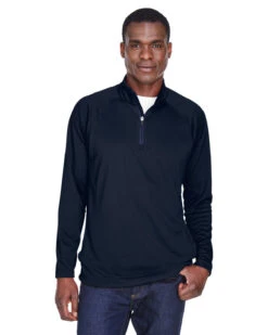 Devon & Jones Stretch Tech-Shell Compass Quarter-Zip 33 Devon & Jones Stretch Tech-Shell Compass Quarter-Zip -Thread Logic Store Devon Jones Stretch Tech Shell Compass Quarter Zip Navy S 13