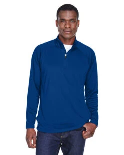 Devon & Jones Stretch Tech-Shell Compass Quarter-Zip 38 Devon & Jones Stretch Tech-Shell Compass Quarter-Zip -Thread Logic Store Devon Jones Stretch Tech Shell Compass Quarter Zip True Royal S 18