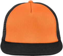 District Flat Bill Snapback Trucker Cap -Thread Logic Store District Flat Bill Snapback Trucker Cap Neon Orange OSFA 6