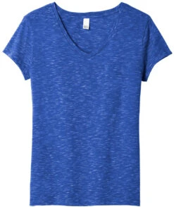 District Ladies Medal V-Neck Tee -Thread Logic Store District Ladies Medal V Neck Tee Deep Royal XS 9