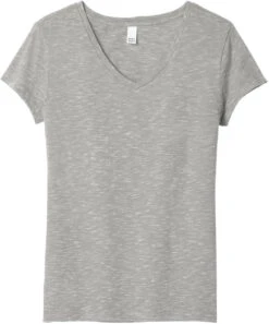 District Ladies Medal V-Neck Tee -Thread Logic Store District Ladies Medal V Neck Tee Light Grey XS 13