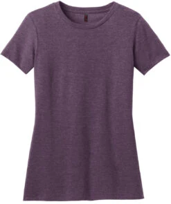 District Ladies Perfect Blend Tee 34 District Ladies Perfect Blend Tee -Thread Logic Store District Ladies Perfect Blend Tee Heathered Eggplant XS 13