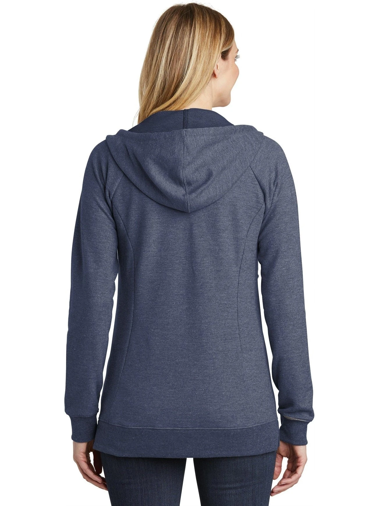 District Ladies Perfect Tri French Terry Full-Zip Hoodie 13 District Ladies Perfect Tri French Terry Full-Zip Hoodie - Image 13