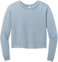 District Ladies Perfect Tri Midi Long Sleeve Tee -Thread Logic Store District Ladies Perfect Tri Midi Long Sleeve Tee Flint Blue Heather S 9