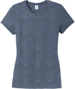 District Ladies Perfect Tri Tee -Thread Logic Store District Ladies Perfect Tri Tee Navy Frost XS 17