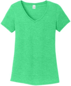 District Ladies Perfect Tri V-Neck Tee -Thread Logic Store District Ladies Perfect Tri V Neck Tee Green Frost XS 5