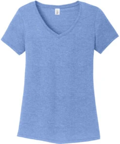 District Ladies Perfect Tri V-Neck Tee -Thread Logic Store District Ladies Perfect Tri V Neck Tee Maritime Frost XS 13