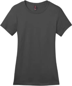 District Ladies Perfect Weight Crew Tee 26 District Ladies Perfect Weight Crew Tee -Thread Logic Store District Ladies Perfect Weight Crew Tee Charcoal XS 5
