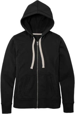 District Ladies Re-Fleece Full-Zip Hoodie -Thread Logic Store District Ladies Re Fleece Full Zip Hoodie Black S 5