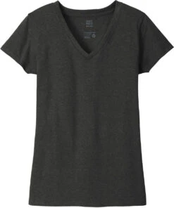 District Ladies Re-Tee V-Neck 30 District Ladies Re-Tee V-Neck -Thread Logic Store District Ladies Re Tee V Neck Charcoal Heather XS 9