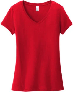 District Ladies Very Important Tee V-Neck -Thread Logic Store District Ladies Very Important Tee V Neck Classic Red XS 5