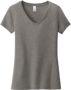 District Ladies Very Important Tee V-Neck -Thread Logic Store District Ladies Very Important Tee V Neck Grey Frost XS 9