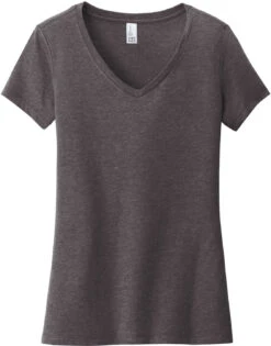 District Ladies Very Important Tee V-Neck -Thread Logic Store District Ladies Very Important Tee V Neck Heathered Charcoal XS 13