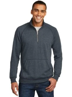 District Lightweight Fleece 1/4-Zip -Thread Logic Store District Lightweight Fleece 14 Zip 15