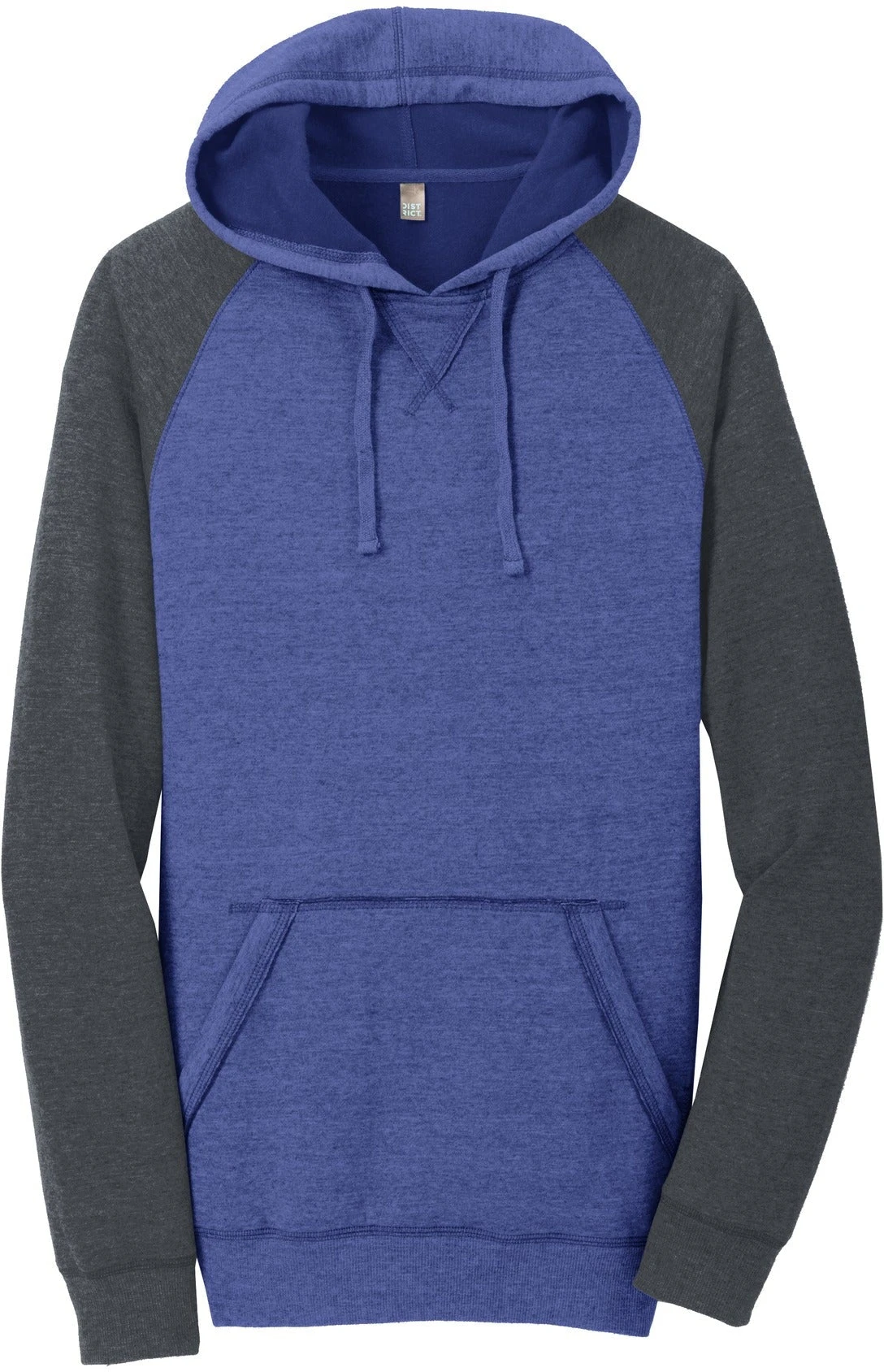District Lightweight Fleece Raglan Hoodie 2 District Lightweight Fleece Raglan Hoodie - Image 2