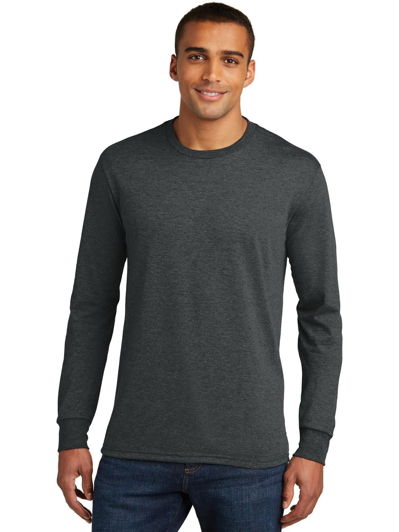 District Perfect Tri Long Sleeve Tee 4 District Perfect Tri Long Sleeve Tee - Image 4