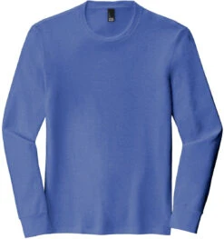 District Perfect Tri Long Sleeve Tee 38 District Perfect Tri Long Sleeve Tee -Thread Logic Store District Perfect Tri Long Sleeve Tee Royal Frost S 21