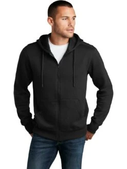 District Perfect Weight Fleece Full-Zip Hoodie 35 District Perfect Weight Fleece Full-Zip Hoodie -Thread Logic Store District Perfect Weight Fleece Full Zip Hoodie 15