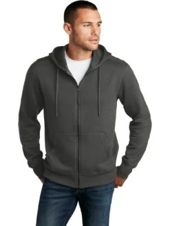 District Perfect Weight Fleece Full-Zip Hoodie 23 District Perfect Weight Fleece Full-Zip Hoodie -Thread Logic Store District Perfect Weight Fleece Full Zip Hoodie 3