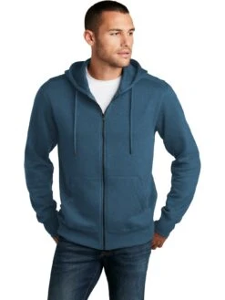 District Perfect Weight Fleece Full-Zip Hoodie 27 District Perfect Weight Fleece Full-Zip Hoodie -Thread Logic Store District Perfect Weight Fleece Full Zip Hoodie 7