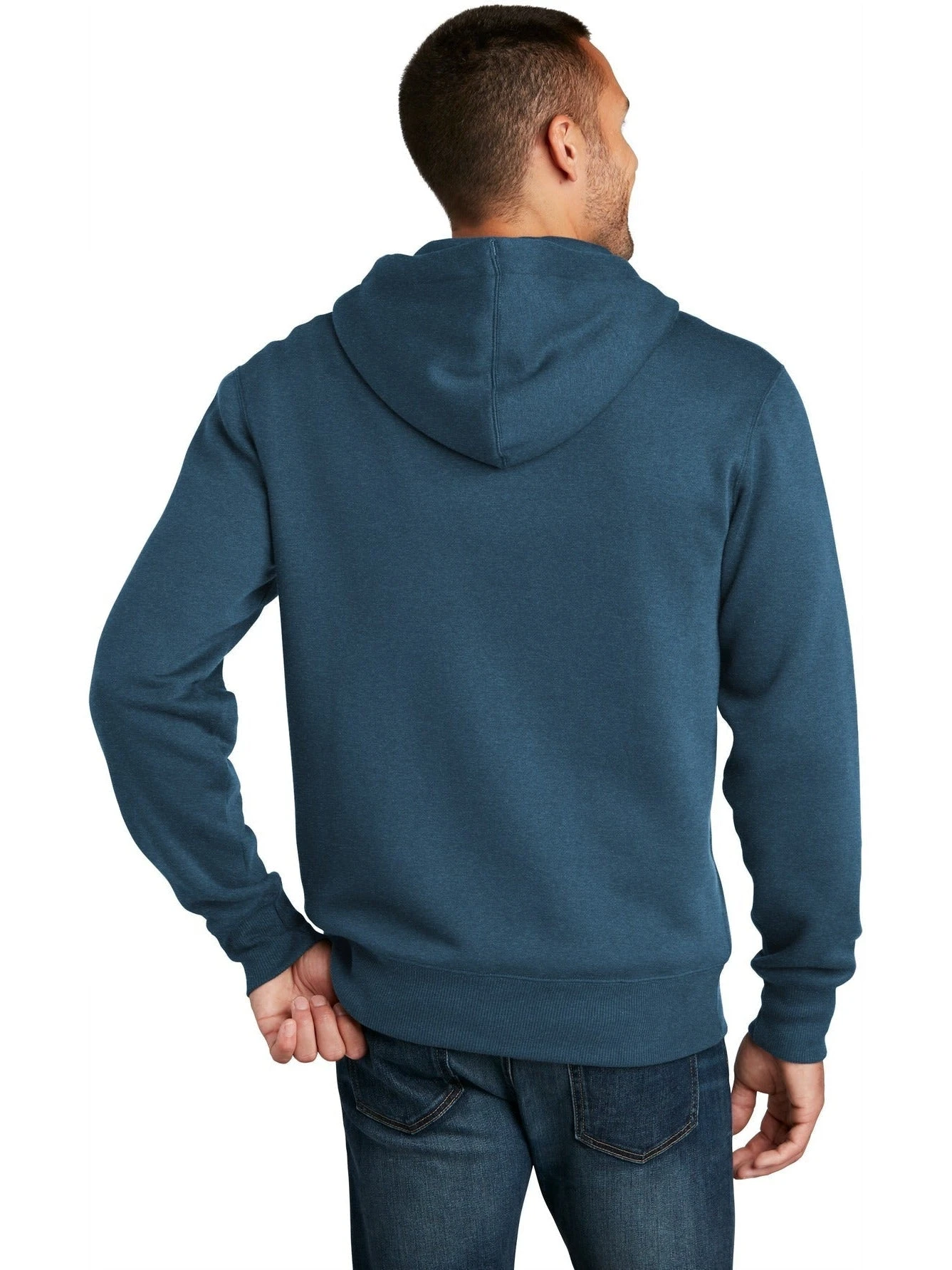 District Perfect Weight Fleece Full-Zip Hoodie 9 District Perfect Weight Fleece Full-Zip Hoodie - Image 9