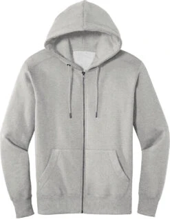 District Perfect Weight Fleece Full-Zip Hoodie 29 District Perfect Weight Fleece Full-Zip Hoodie -Thread Logic Store District Perfect Weight Fleece Full Zip Hoodie Heathered Steel S 9