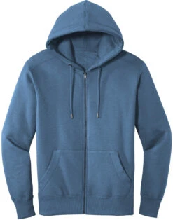 District Perfect Weight Fleece Full-Zip Hoodie 37 District Perfect Weight Fleece Full-Zip Hoodie -Thread Logic Store District Perfect Weight Fleece Full Zip Hoodie Maritime Blue S 17
