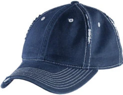 District Rip And Distressed Cap -Thread Logic Store District Rip and Distressed Cap New NavyLight Blue OSFA 4