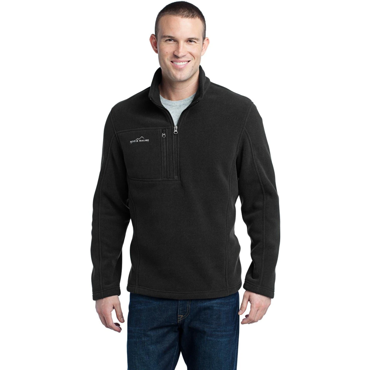 CLOSEOUT - Eddie Bauer 1/4-Zip Fleece Pullover 1 CLOSEOUT - Eddie Bauer 1/4-Zip Fleece Pullover