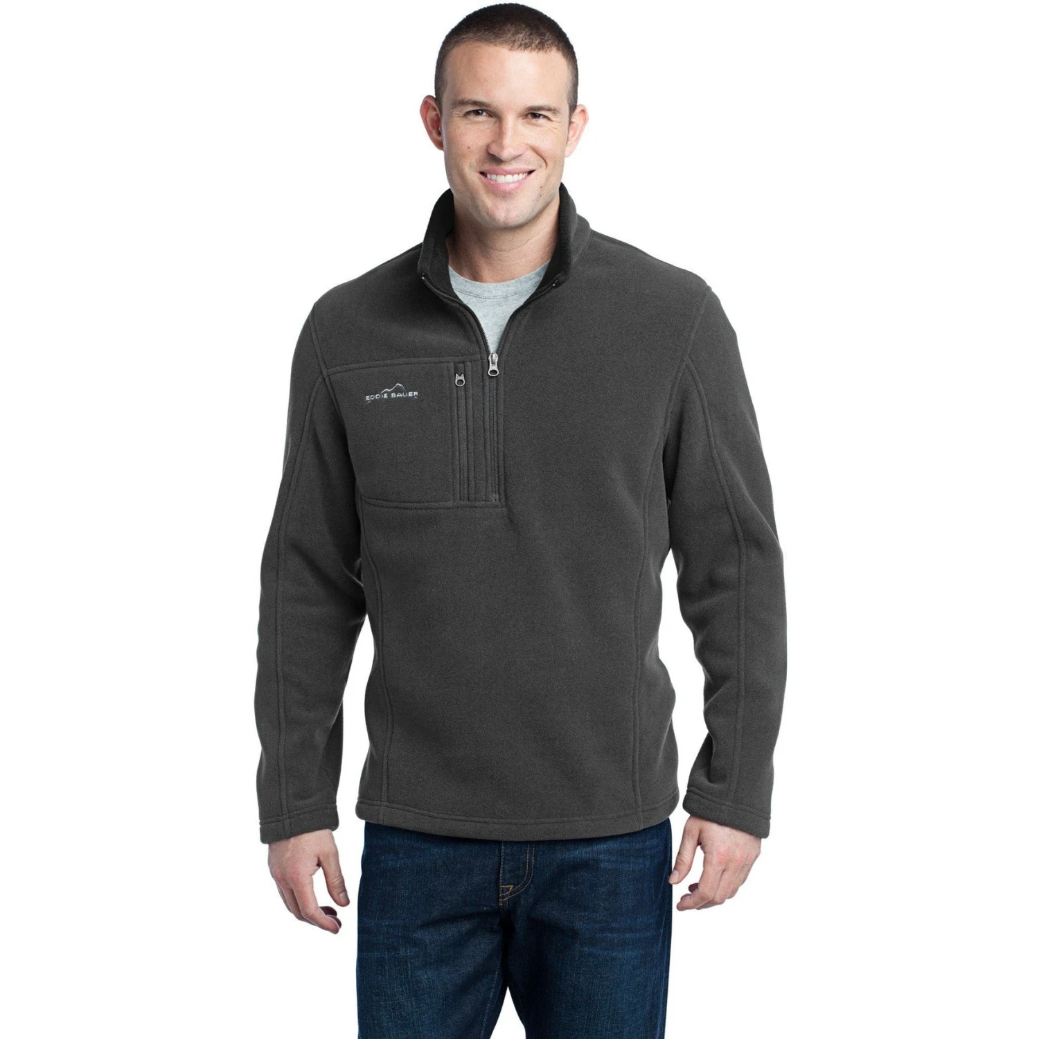 CLOSEOUT - Eddie Bauer 1/4-Zip Fleece Pullover 2 CLOSEOUT - Eddie Bauer 1/4-Zip Fleece Pullover - Image 2