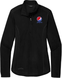OUTLET-Eddie Bauer Ladies 1/2-Zip Microfleece Jacket