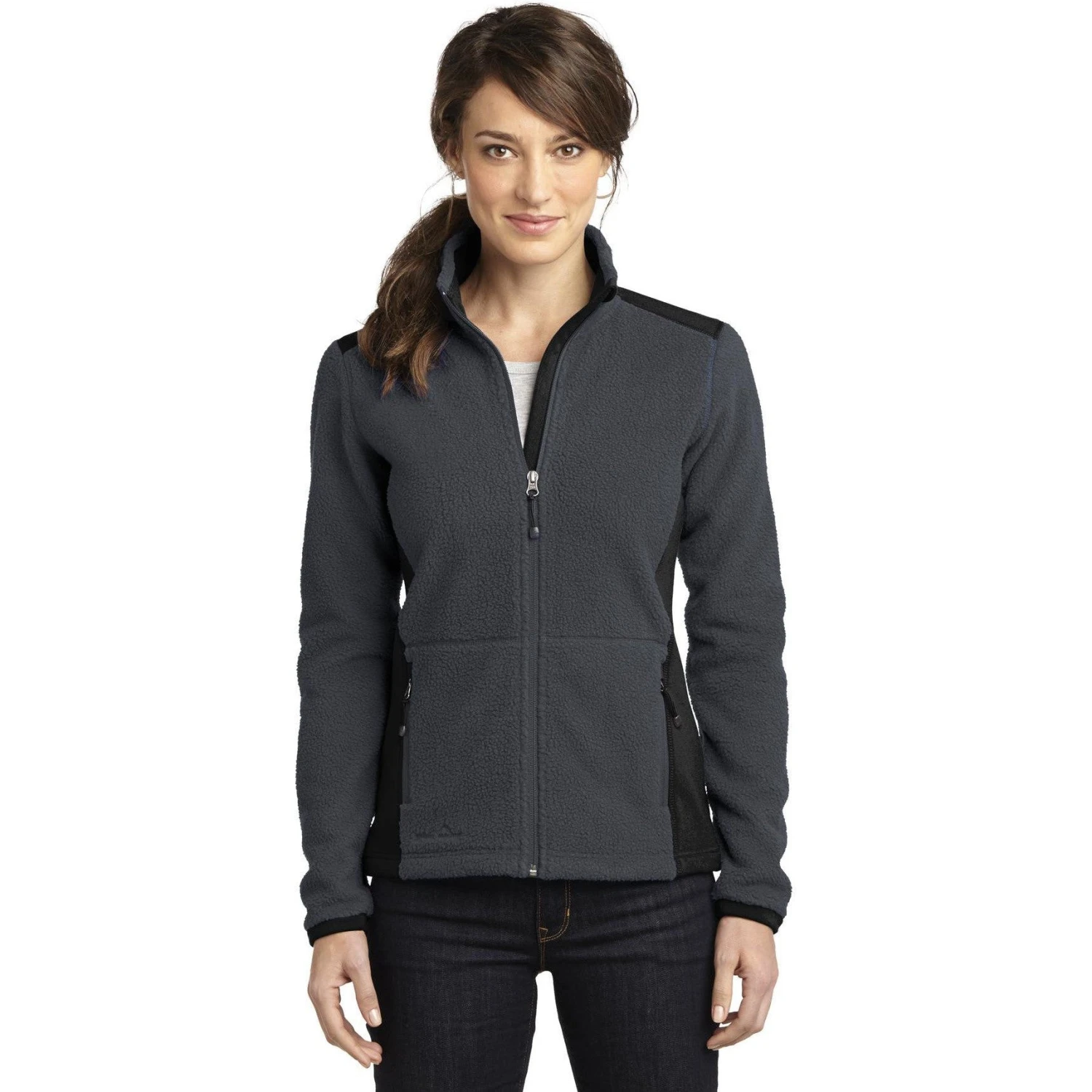 CLOSEOUT - Eddie Bauer Ladies Full-Zip Sherpa Fleece Jacket 3 CLOSEOUT - Eddie Bauer Ladies Full-Zip Sherpa Fleece Jacket - Image 3