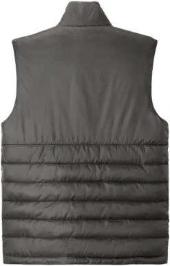 Eddie Bauer Quilted Vest -Thread Logic Store EB512 irongate flat back