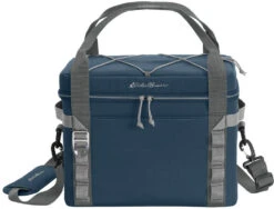 Eddie Bauer Max Cool 24-Can Cooler -Thread Logic Store EB800 RIVERBLUENAVYCHROME Flat Front