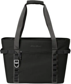 Eddie Bauer Max Cool Tote Cooler -Thread Logic Store EB801 blackgreysteel flat front