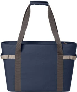 Eddie Bauer Max Cool Tote Cooler -Thread Logic Store EB801 riverbluenavychrome flat back
