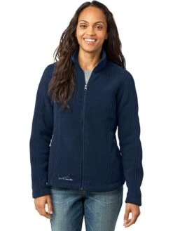 Eddie Bauer Ladies Full-Zip -Thread Logic Store Eddie Bauer Ladies Full Zip River Blue Navy XS 9