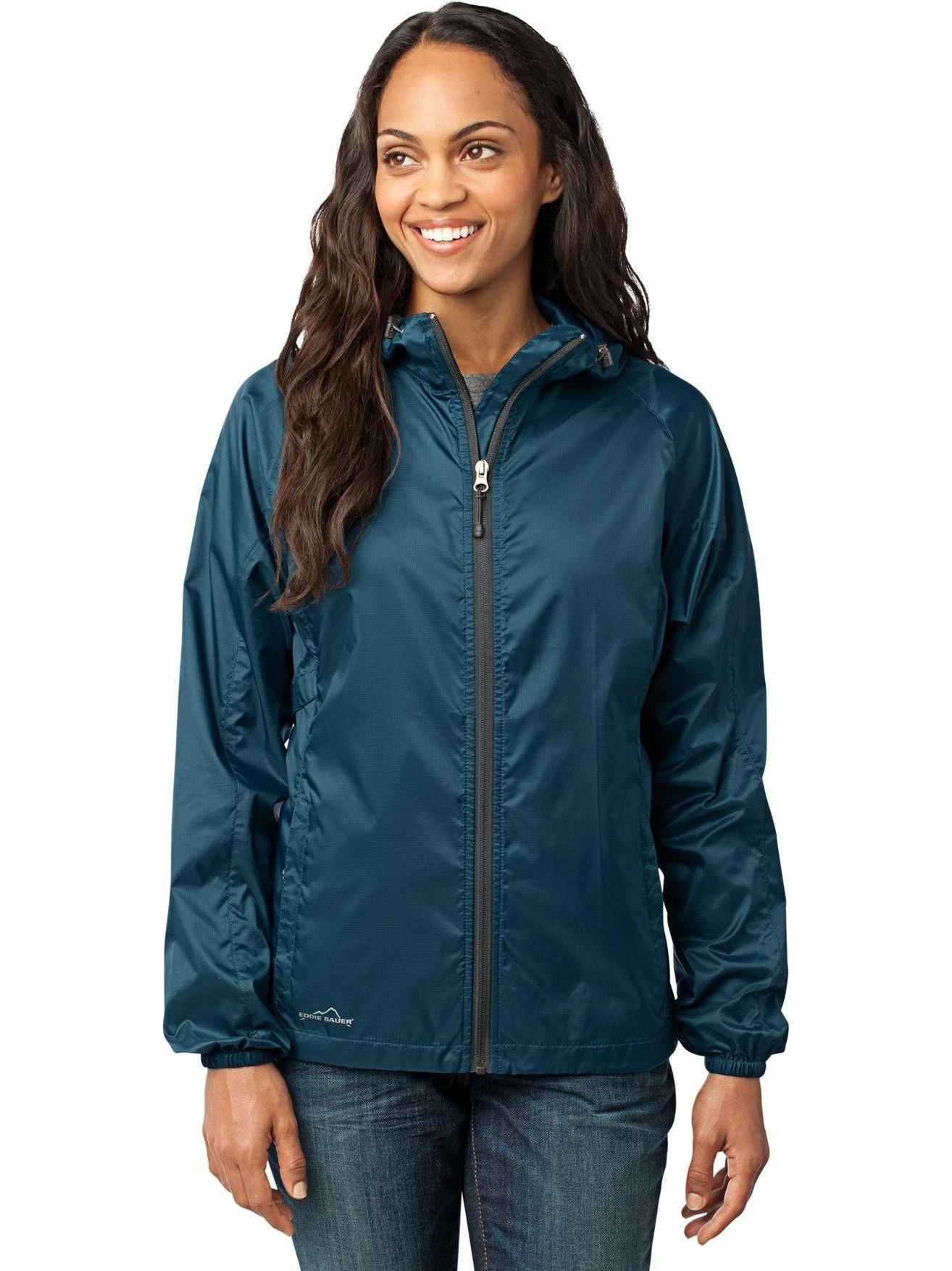 OUTLET-Eddie Bauer Ladies Packable Wind Jacket 4 OUTLET-Eddie Bauer Ladies Packable Wind Jacket - Image 4