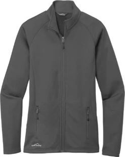 Eddie Bauer Ladies Smooth Fleece Base Layer Full-Zip -Thread Logic Store Eddie Bauer Ladies Smooth Fleece Base Layer Full Zip Iron Gate S 5
