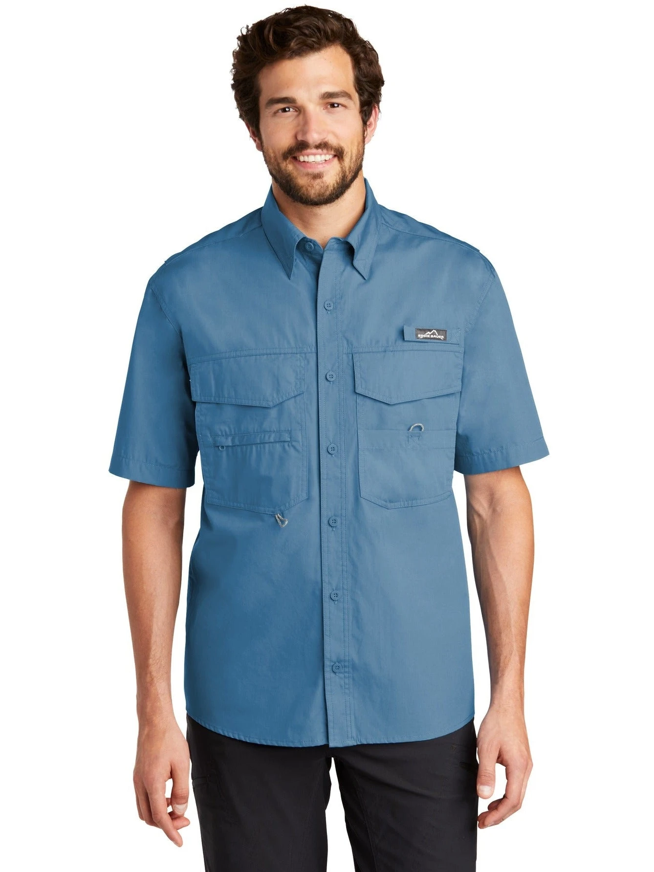 Eddie Bauer Short Sleeve Fishing Shirt 4 Eddie Bauer Short Sleeve Fishing Shirt - Image 4