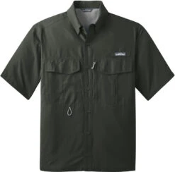 Eddie Bauer Short Sleeve Performance Fishing Shirt -Thread Logic Store Eddie Bauer Short Sleeve Performance Fishing Shirt Boulder S 1