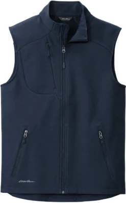 Eddie Bauer Stretch Soft Shell Vest -Thread Logic Store Eddie Bauer Stretch Soft Shell Vest River Blue Navy 2XL 9