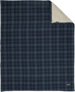 Eddie Bauer Woodland Blanket -Thread Logic Store Eddie Bauer Woodland Blanket River Blue NavyBone 1 Size 3