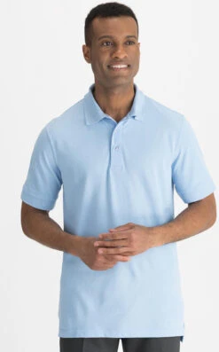 Edwards Blended Pique Short Sleeve Polo -Thread Logic Store Edwards Blended Pique Short Sleeve Polo Blue S 2