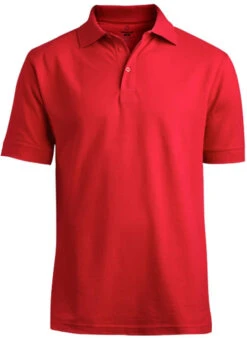 Edwards Blended Pique Short Sleeve Polo -Thread Logic Store Edwards Blended Pique Short Sleeve Polo Red S 8