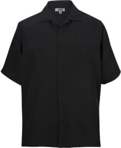 Edwards Jacquard Batiste Camp Shirt -Thread Logic Store Edwards Jacquard Batiste Camp Shirt Black S 2