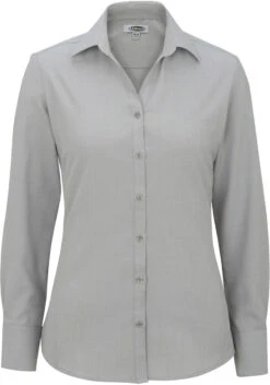 Edwards Ladies Bastiste Long Sleeve Shirt 6 Edwards Ladies Bastiste Long Sleeve Shirt -Thread Logic Store Edwards Ladies Bastiste Long Sleeve Shirt Platinum XS 2