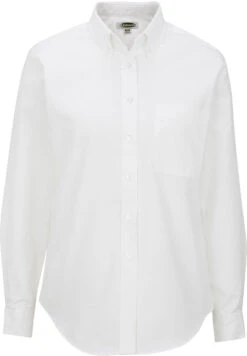 Edwards Ladies Long Sleeve Oxford Shirt -Thread Logic Store Edwards Ladies Long Sleeve Oxford Shirt White S 8