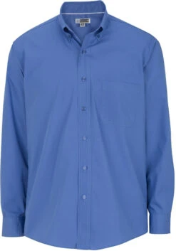 Edwards Lightweight Long Sleeve Poplin Shirt -Thread Logic Store Edwards Lightweight Long Sleeve Poplin Shirt French Blue S 5